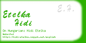 etelka hidi business card